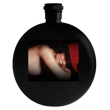 Linda Lovelace Round Flask