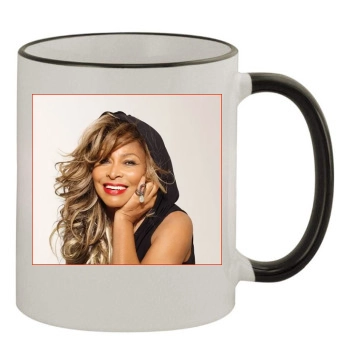 Tina Turner 11oz Colored Rim & Handle Mug