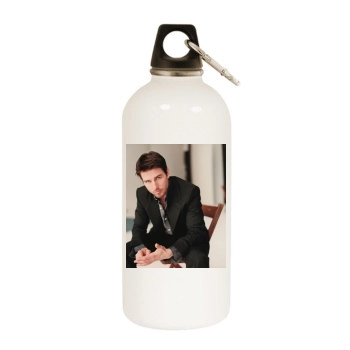 Tom Cruise White Water Bottle With Carabiner