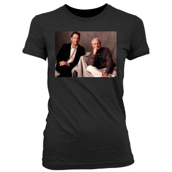 Tom Hanks Women's Junior Cut Crewneck T-Shirt