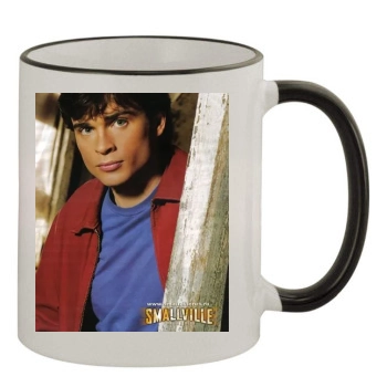 Tom Welling 11oz Colored Rim & Handle Mug