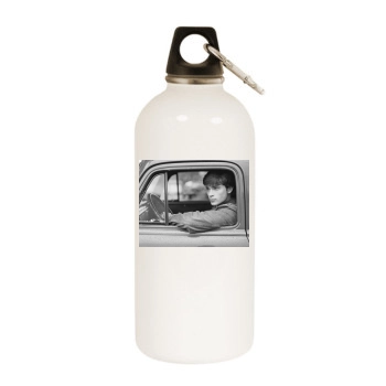 Tom Welling White Water Bottle With Carabiner