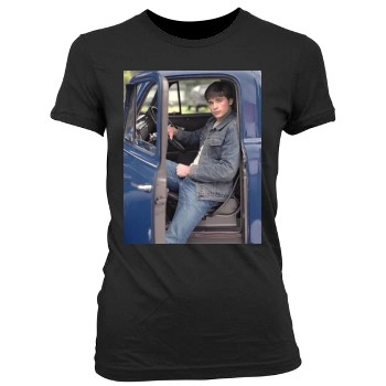 Tom Welling Women's Junior Cut Crewneck T-Shirt