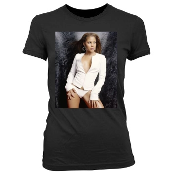 Toni Braxton Women's Junior Cut Crewneck T-Shirt