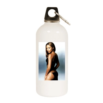 Toni Braxton White Water Bottle With Carabiner