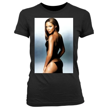 Toni Braxton Women's Junior Cut Crewneck T-Shirt