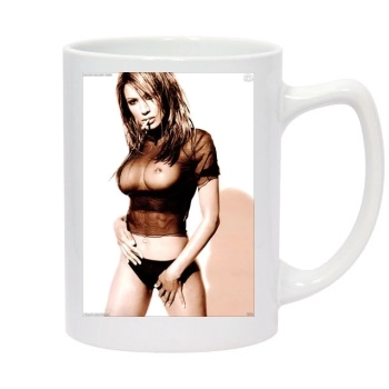 Traci Bingham 14oz White Statesman Mug