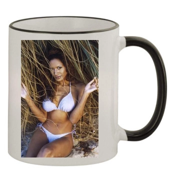 Traci Bingham 11oz Colored Rim & Handle Mug