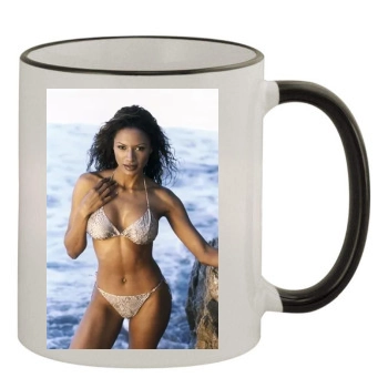 Traci Bingham 11oz Colored Rim & Handle Mug