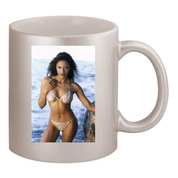 Traci Bingham 11oz Metallic Silver Mug