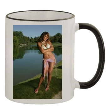 Traci Bingham 11oz Colored Rim & Handle Mug