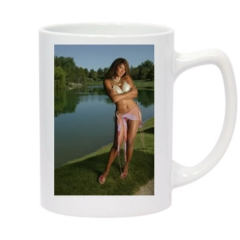 Traci Bingham 14oz White Statesman Mug