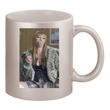 Traci Lords 11oz Metallic Silver Mug