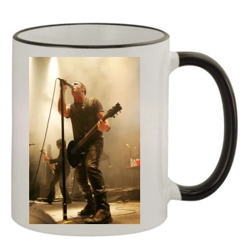 Trent Reznor 11oz Colored Rim & Handle Mug