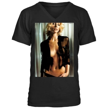 Tricia Helfer Men's V-Neck T-Shirt