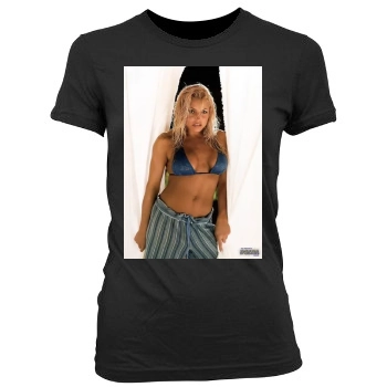 Trish Stratus Women's Junior Cut Crewneck T-Shirt