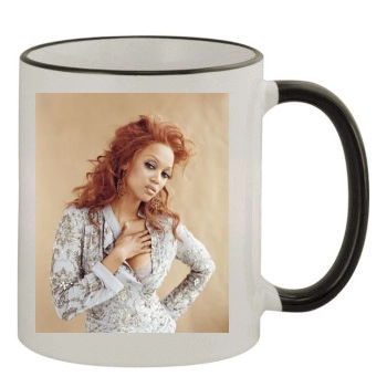 Tyra Banks 11oz Colored Rim & Handle Mug