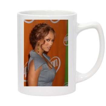 Tyra Banks 14oz White Statesman Mug