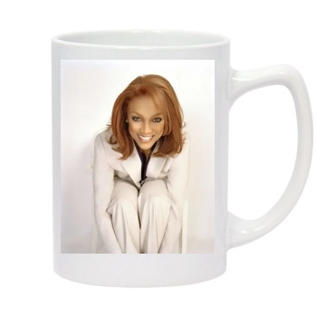 Tyra Banks 14oz White Statesman Mug