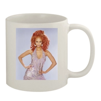 Tyra Banks 11oz White Mug