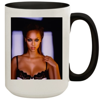 Tyra Banks 15oz Colored Inner & Handle Mug