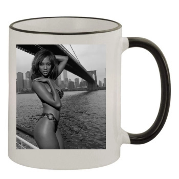 Tyra Banks 11oz Colored Rim & Handle Mug