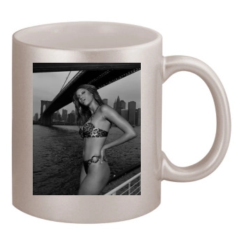 Tyra Banks 11oz Metallic Silver Mug