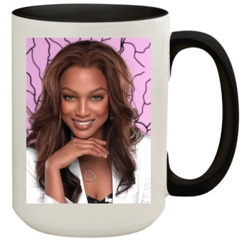 Tyra Banks 15oz Colored Inner & Handle Mug