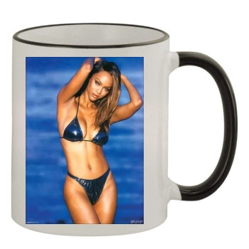 Tyra Banks 11oz Colored Rim & Handle Mug