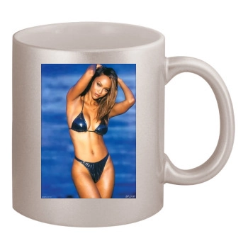 Tyra Banks 11oz Metallic Silver Mug