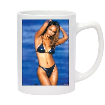 Tyra Banks 14oz White Statesman Mug