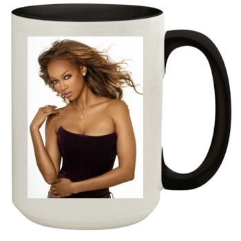 Tyra Banks 15oz Colored Inner & Handle Mug