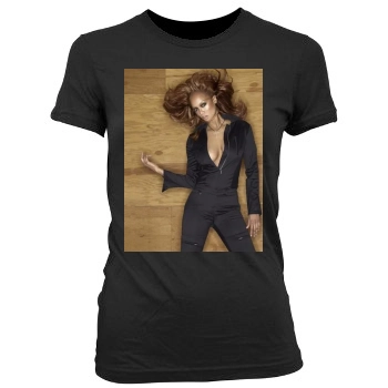 Tyra Banks Women's Junior Cut Crewneck T-Shirt