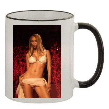 Tyra Banks 11oz Colored Rim & Handle Mug