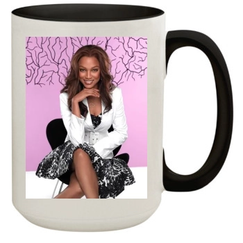 Tyra Banks 15oz Colored Inner & Handle Mug