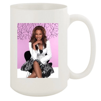 Tyra Banks 15oz White Mug