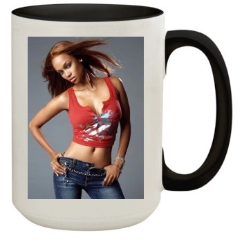 Tyra Banks 15oz Colored Inner & Handle Mug