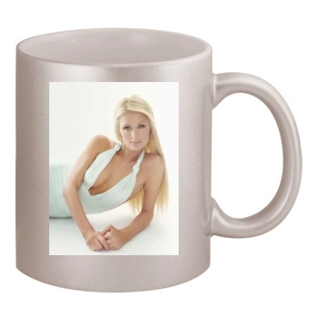 Paris Hilton 11oz Metallic Silver Mug