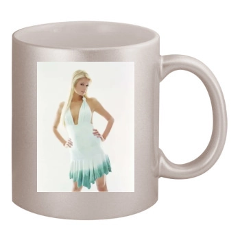 Paris Hilton 11oz Metallic Silver Mug