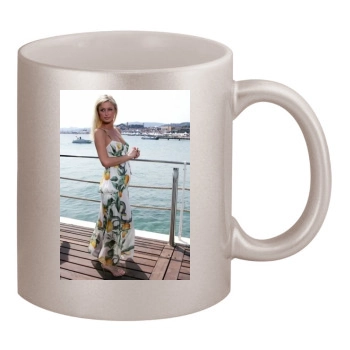 Paris Hilton 11oz Metallic Silver Mug