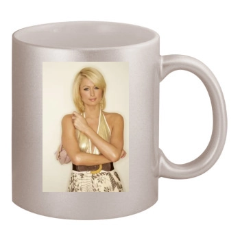 Paris Hilton 11oz Metallic Silver Mug