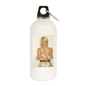 Paris Hilton White Water Bottle With Carabiner