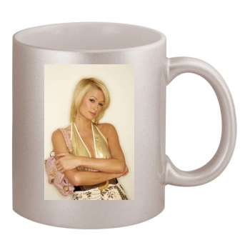 Paris Hilton 11oz Metallic Silver Mug