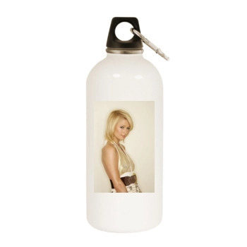 Paris Hilton White Water Bottle With Carabiner