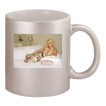 Paris Hilton 11oz Metallic Silver Mug