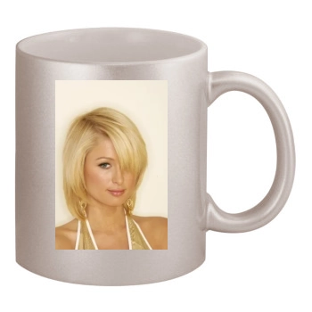 Paris Hilton 11oz Metallic Silver Mug