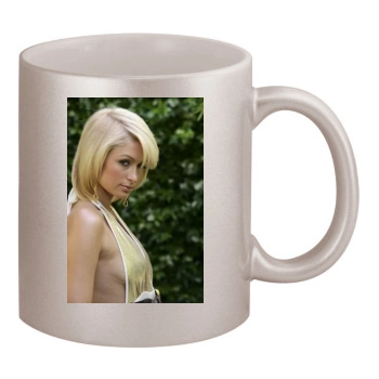 Paris Hilton 11oz Metallic Silver Mug