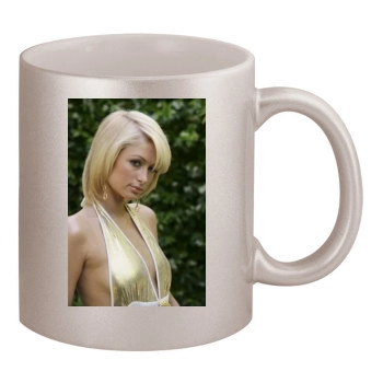 Paris Hilton 11oz Metallic Silver Mug