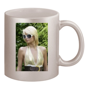 Paris Hilton 11oz Metallic Silver Mug