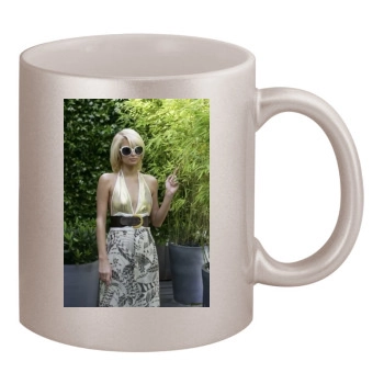 Paris Hilton 11oz Metallic Silver Mug